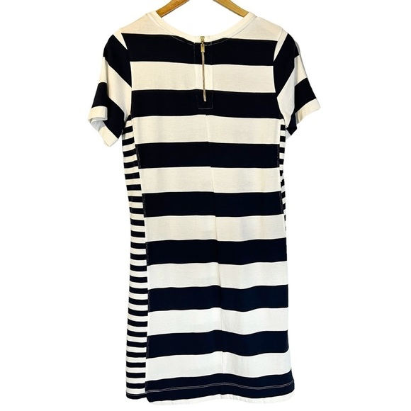 Tommy Bahama White Navy Striped Pima Cotton Dress - Picture 2 of 6